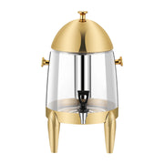 SOGA Stainless Steel 12L Beverage Dispenser Hot and Cold Juice Water Tea Chafer Urn Buffet Drink Container Jug with Gold Accents - Hospitality Connect