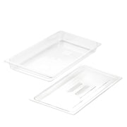 SOGA 65mm Clear Gastronorm GN Pan 1/1 Food Tray Storage with Lid - Hospitality Connect