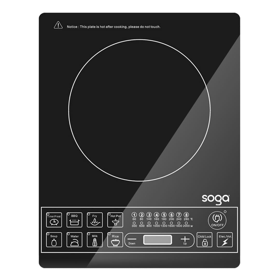 SOGA Cooktop Electric Smart Induction Cook Top Portable Kitchen Cooker Cookware - Hospitality Connect