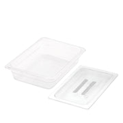 SOGA 65mm Clear Gastronorm GN Pan 1/2 Food Tray Storage with Lid - Hospitality Connect
