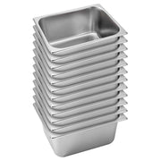 SOGA 12X Gastronorm GN Pan Full Size 1/2 GN Pan 15cm Deep Stainless Steel Tray - Hospitality Connect