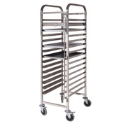 SOGA Gastronorm Trolley 16 Tier Stainless Steel Cake Bakery Trolley Suits 60*40cm Tray - Hospitality Connect