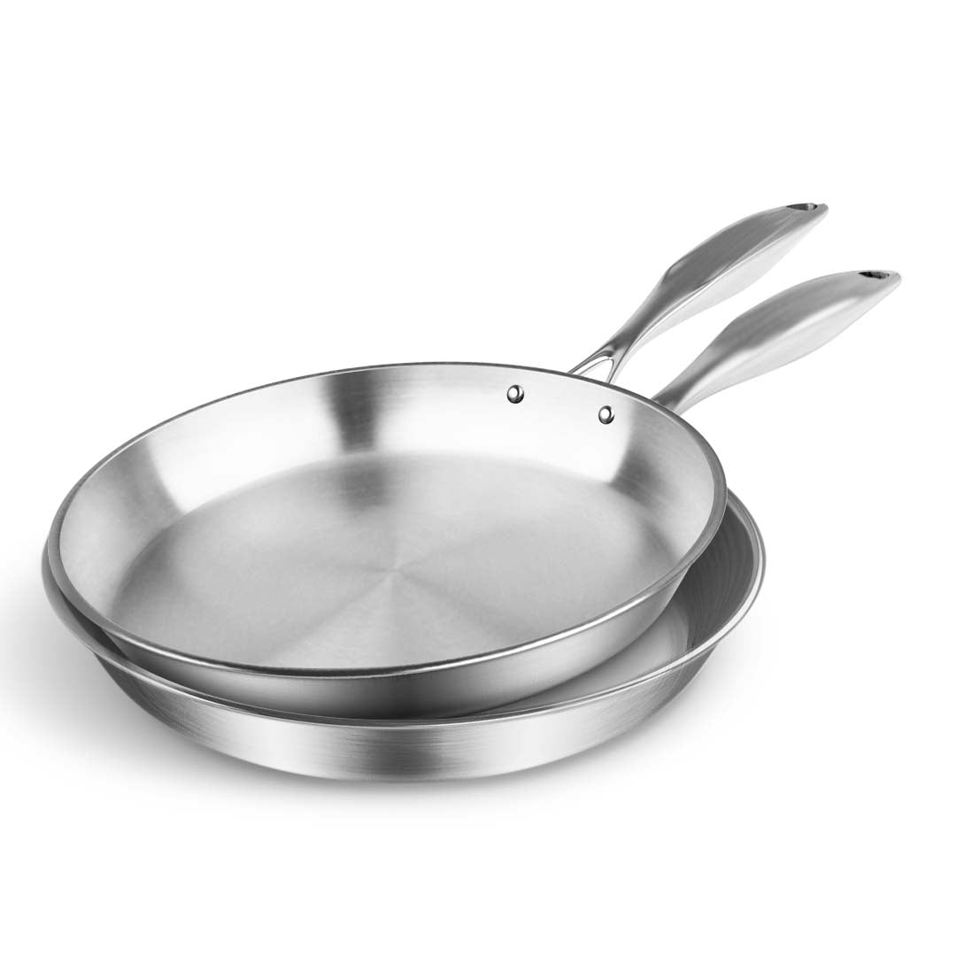 SOGA Stainless Steel Fry Pan 22cm 32cm Frying Pan Top Grade Induction Cooking - Hospitality Connect