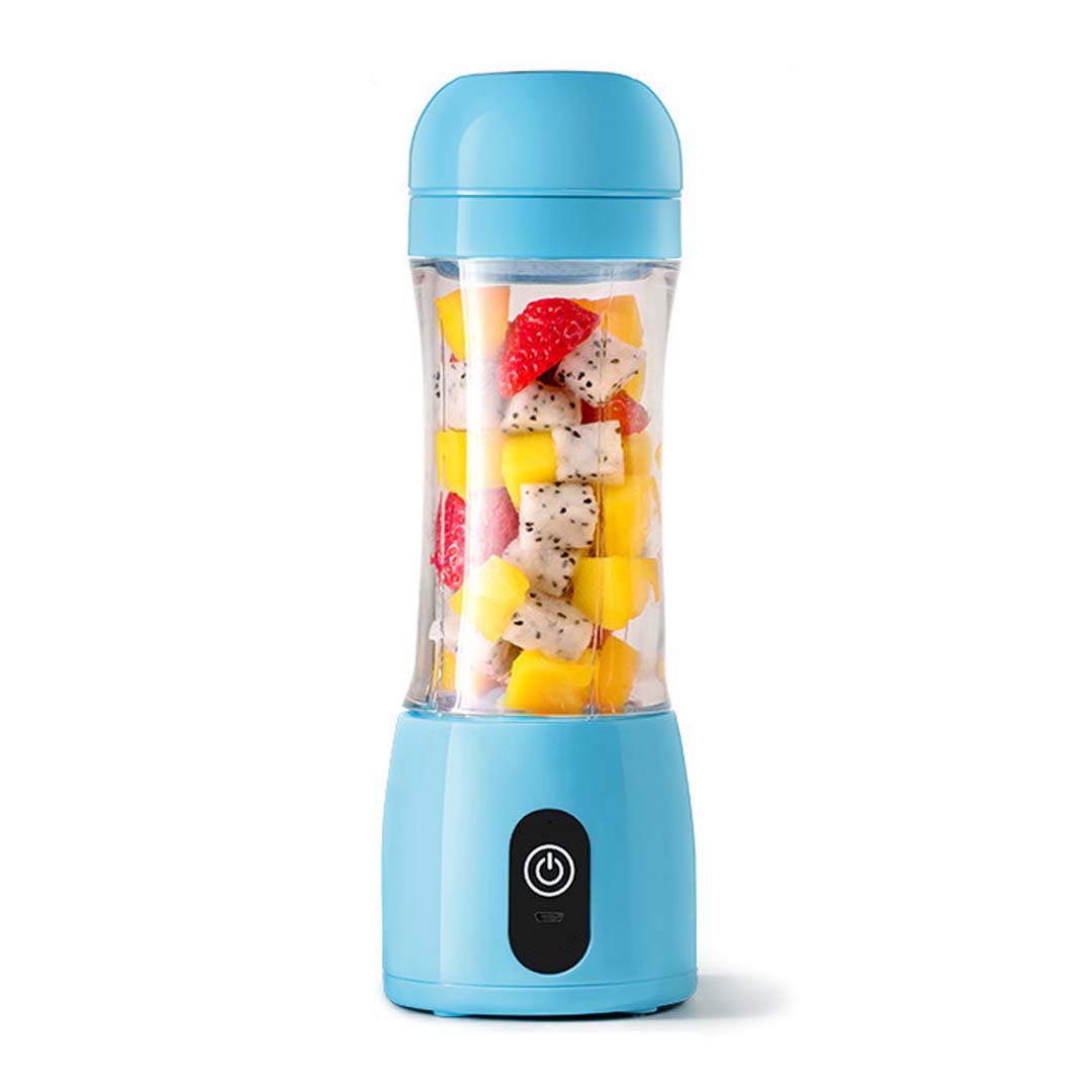 SOGA 380ml Portable Mini USB Rechargeable Handheld Fruit Mixer Juicer Blue - Hospitality Connect