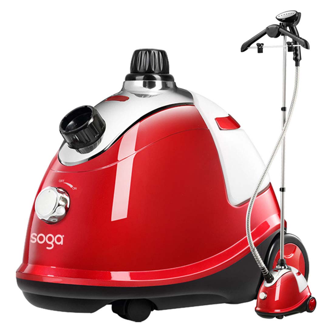 SOGA Garment Steamer Portable Cleaner Steam Iron Red - Hospitality Connect