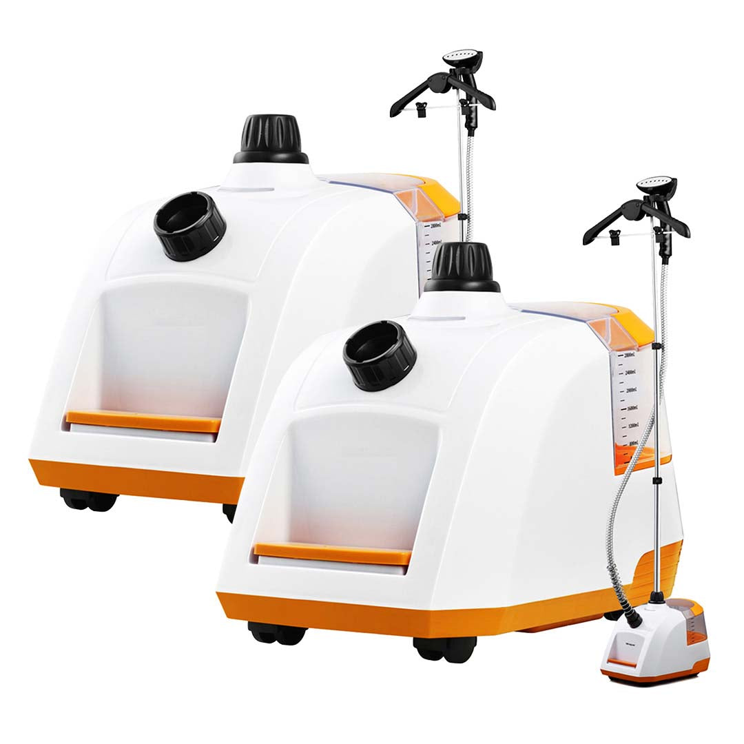 SOGA 2X 80min Garment Steamer Portable Cleaner Steam Iron White - Hospitality Connect