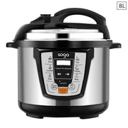 SOGA Electric Stainless Steel Pressure Cooker 8L 1600W Multicooker 16 - Hospitality Connect