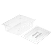 SOGA 150mm Clear Gastronorm GN Pan 1/2 Food Tray Storage with Lid - Hospitality Connect
