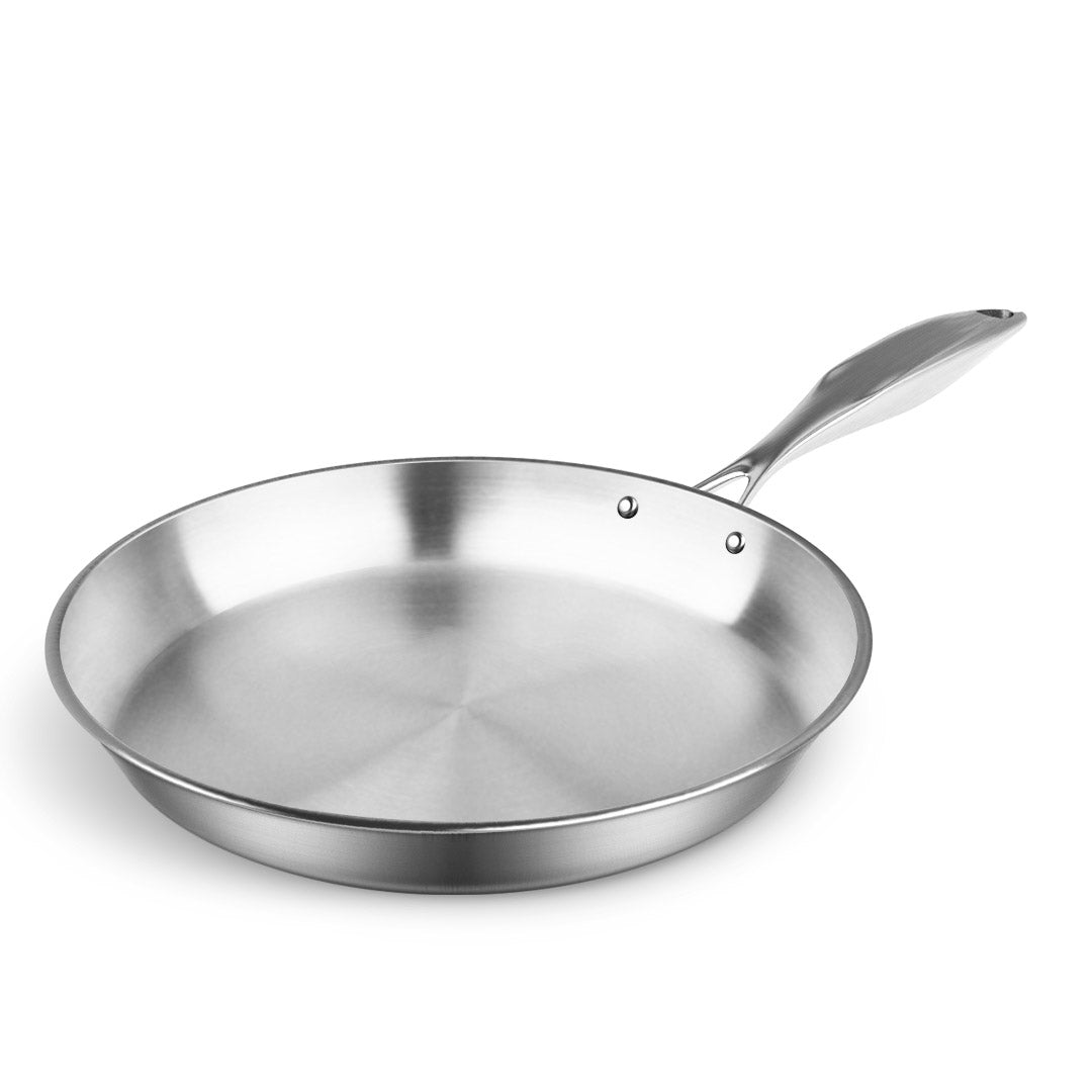 SOGA Stainless Steel Fry Pan 32cm Frying Pan Top Grade Induction Cooking FryPan - Hospitality Connect