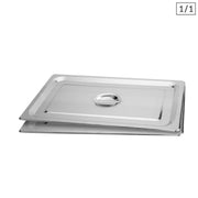 SOGA 2X Gastronorm GN Pan Lid Full Size 1/1 Stainless Steel Tray Top Cover - Hospitality Connect