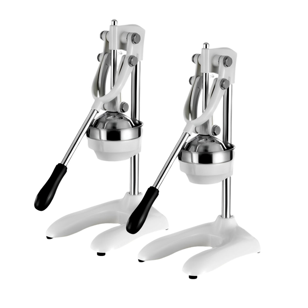 SOGA 2X Stainless Steel Manual Juicer Hand Press Juice Extractor Squeezer Lemon Orange Citrus White - Hospitality Connect