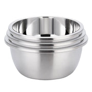 SOGA 3Pcs Deepen Polished Stainless Steel Stackable Baking Washing Mixing Bowls Set Food Storage Basin - Hospitality Connect