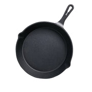 SOGA 26cm Round Cast Iron Frying Pan Skillet Steak Sizzle Platter with Handle - Hospitality Connect