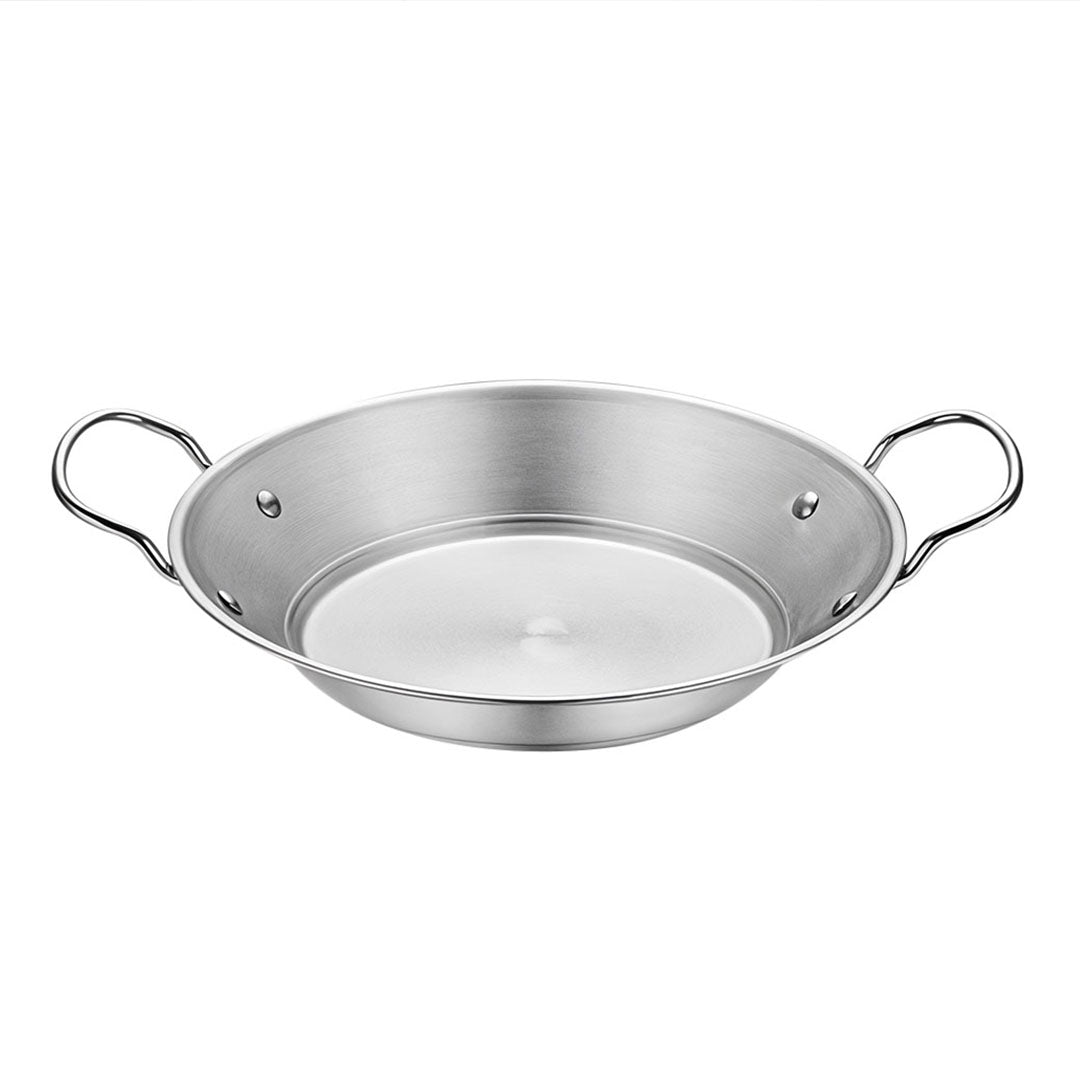Soga 25cm Signature Dry Pot crafted with 201 Material in Silver Color and for Kitchen Essentials - Hospitality Connect