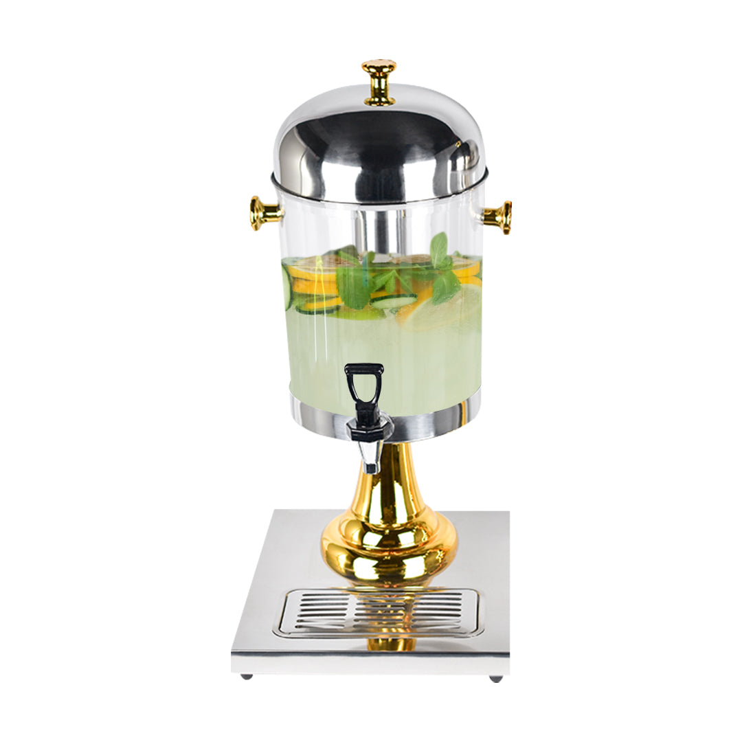 SOGA Single 8L Stainless Steel Dispenser Beverage Juicer Transparent Commercial Drink Container Jug - Hospitality Connect