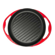 SOGA Enamel Porcelain 26cm Cast Iron Frying Pan Skillet Non-stick Coating Steak Sizzle Platter - Hospitality Connect