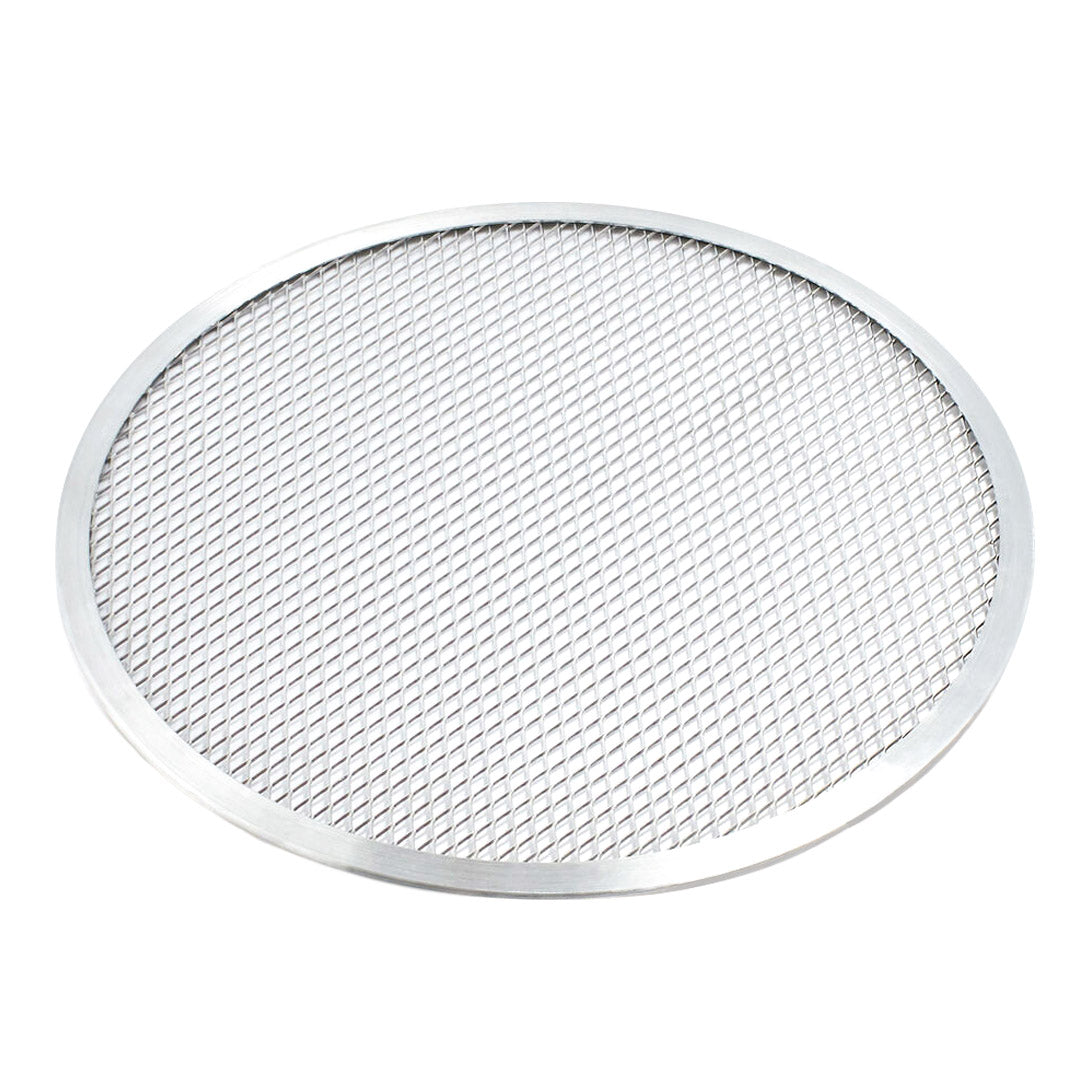 SOGA 14-inch Round Seamless Aluminium Nonstick Commercial Grade Pizza Screen Baking Pan - Hospitality Connect