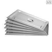 SOGA 6X Gastronorm GN Pan Lid Full Size 1/1 Stainless Steel Tray Top Cover - Hospitality Connect