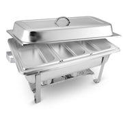 SOGA 3L Triple Tray Stainless Steel Chafing Food Warmer Catering Dish - Hospitality Connect
