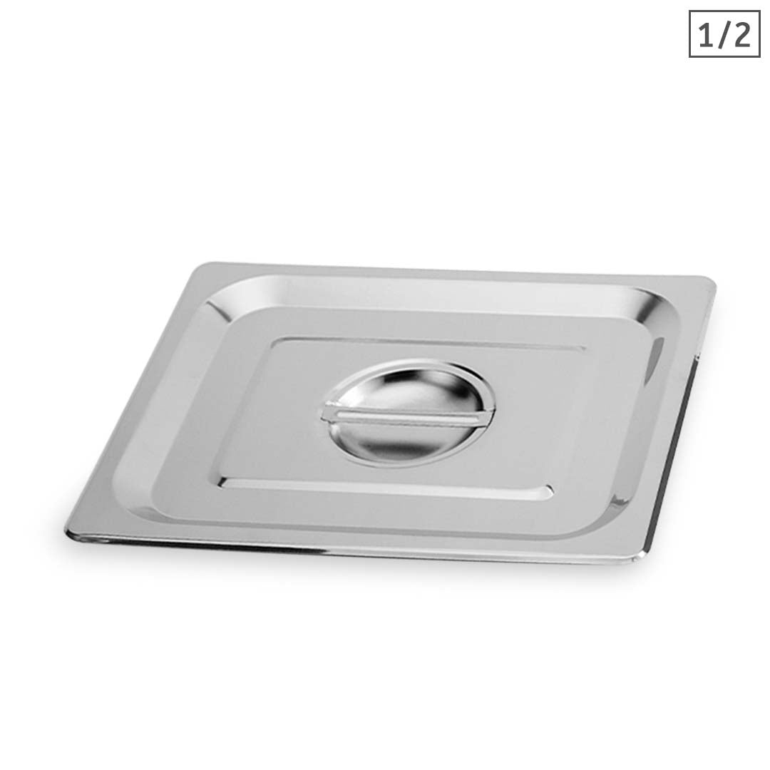 SOGA Gastronorm GN Pan Lid Full Size 1/2 Stainless Steel Tray Top Cover - Hospitality Connect