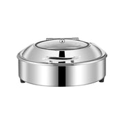 SOGA Stainless Steel Round Chafing Dish Tray Buffet Cater Food Warmer Chafer with Top Lid - Hospitality Connect