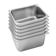 SOGA 6X Gastronorm GN Pan Full Size 1/2 GN Pan 20cm Deep Stainless Steel Tray - Hospitality Connect