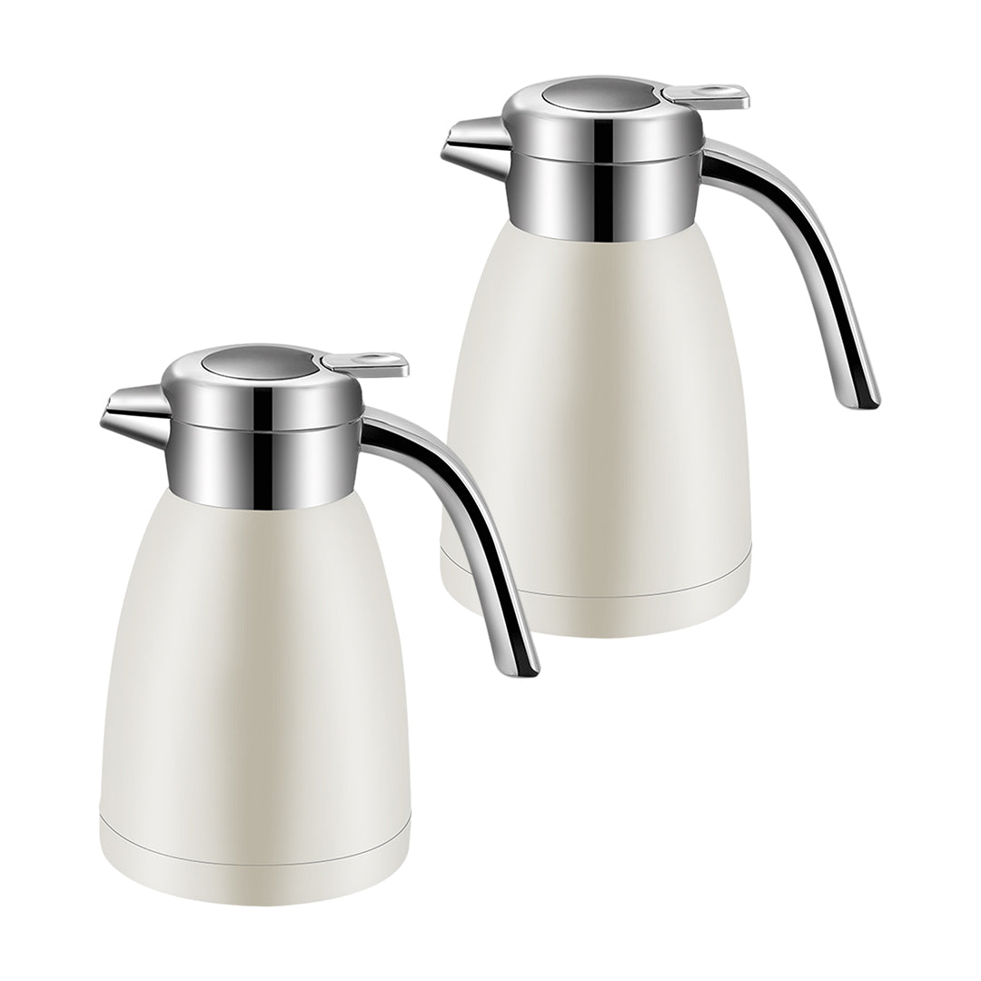 SOGA 2X 1.2L Stainless Steel Insulated Vacuum Flask Water Bottle White - Hospitality Connect