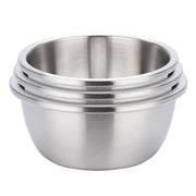SOGA 3Pcs Deepen Matte Stainless Steel Stackable Baking Washing Mixing Bowls Set Food Storage Basin - Hospitality Connect