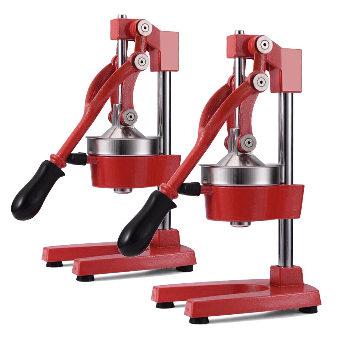 SOGA 2X Commercial Manual Juicer Hand Press Juice Extractor Squeezer Orange Citrus Red - Hospitality Connect