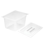 SOGA 200mm Clear Gastronorm GN Pan 1/2 Food Tray Storage with Lid - Hospitality Connect