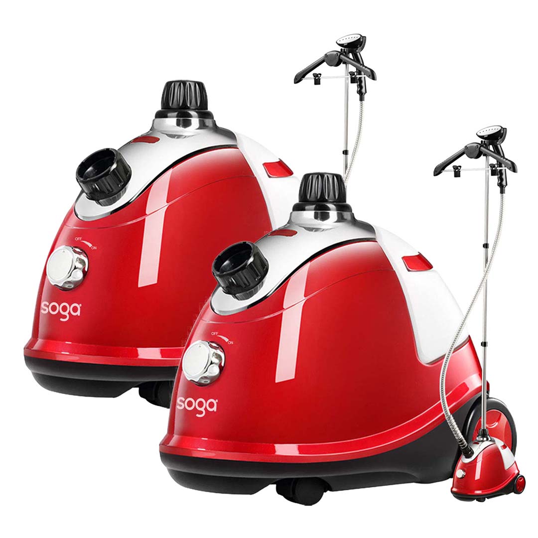 SOGA 2X Garment Steamer Portable Cleaner Steam Iron Red - Hospitality Connect