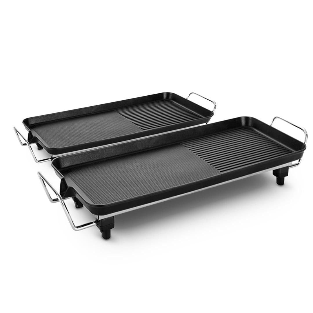 SOGA 48cm 68cm Electric BBQ Grill Teppanyaki Tough Non-Stick Surface Hot Plate Kitchen Bundle - Hospitality Connect