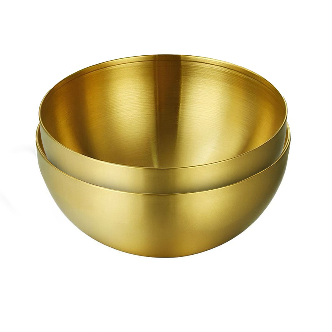 SOGA 15cm Gold Salad Bowl with Model 201 Elegant and Durable Kitchen Essential - Hospitality Connect