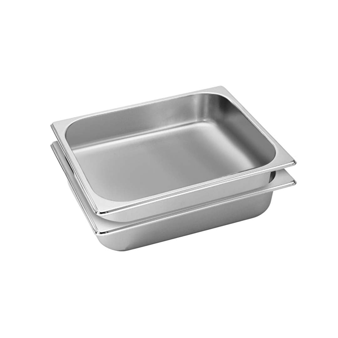 SOGA 2X Gastronorm GN Pan Full Size 1/2 GN Pan 6.5cm Deep Stainless Steel Tray - Hospitality Connect