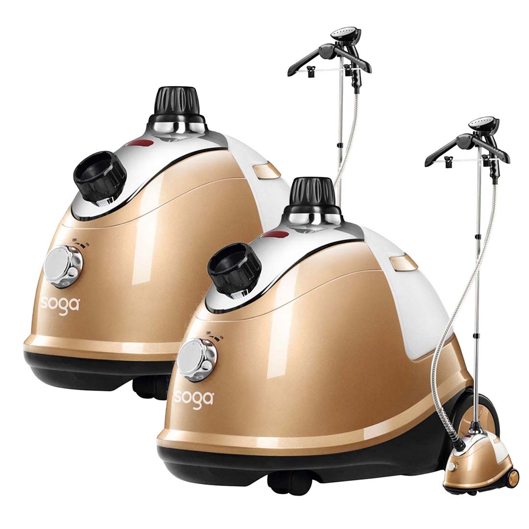 SOGA 2X Garment Steamer Portable Cleaner Steam Iron Gold - Hospitality Connect
