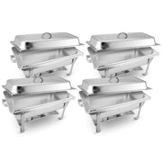 SOGA 4X Stainless Steel Chafing Food Warmer Catering Dish 9L Full Size - Hospitality Connect