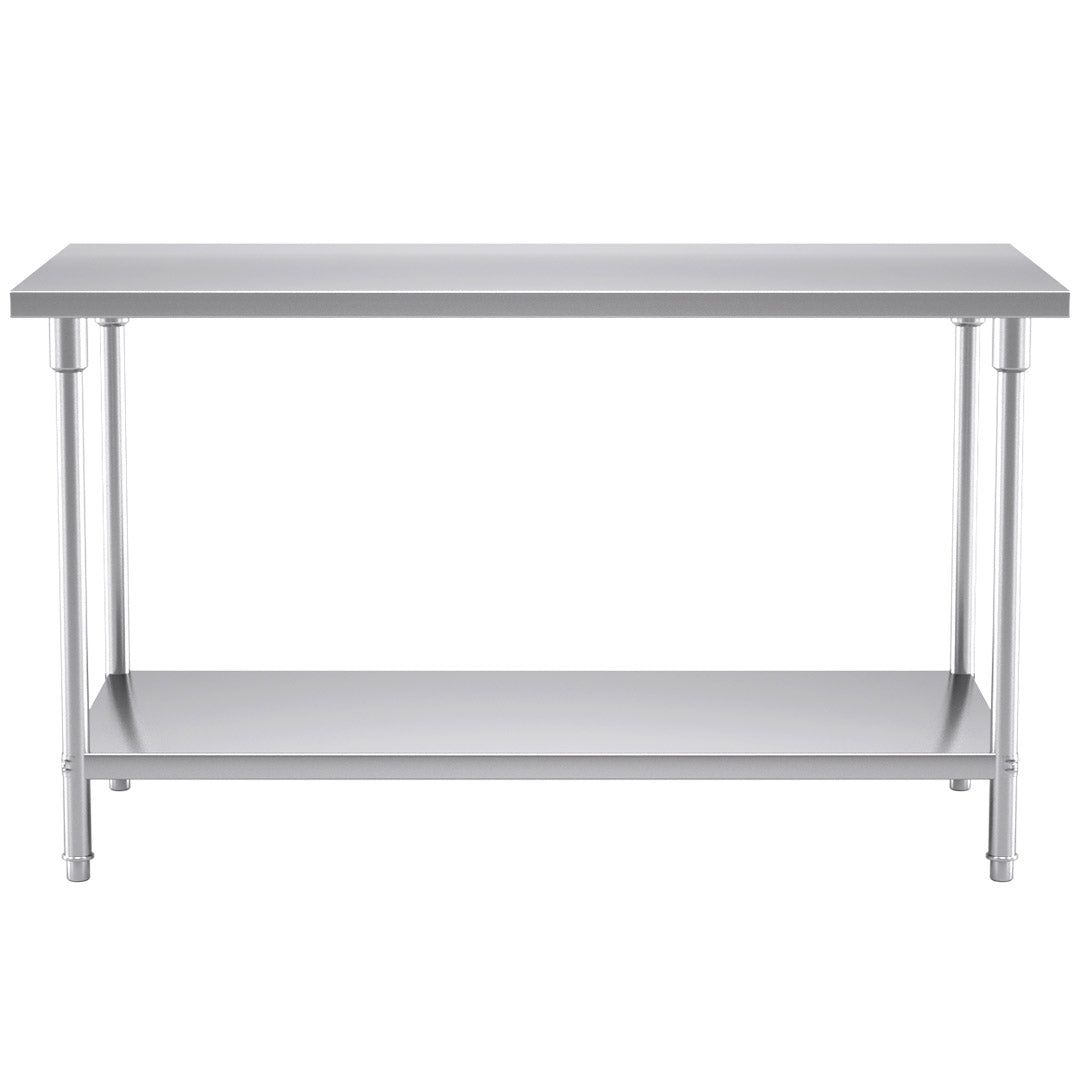 SOGA 150*70*85cm Commercial Catering Kitchen Stainless Steel Prep Work Bench - Hospitality Connect