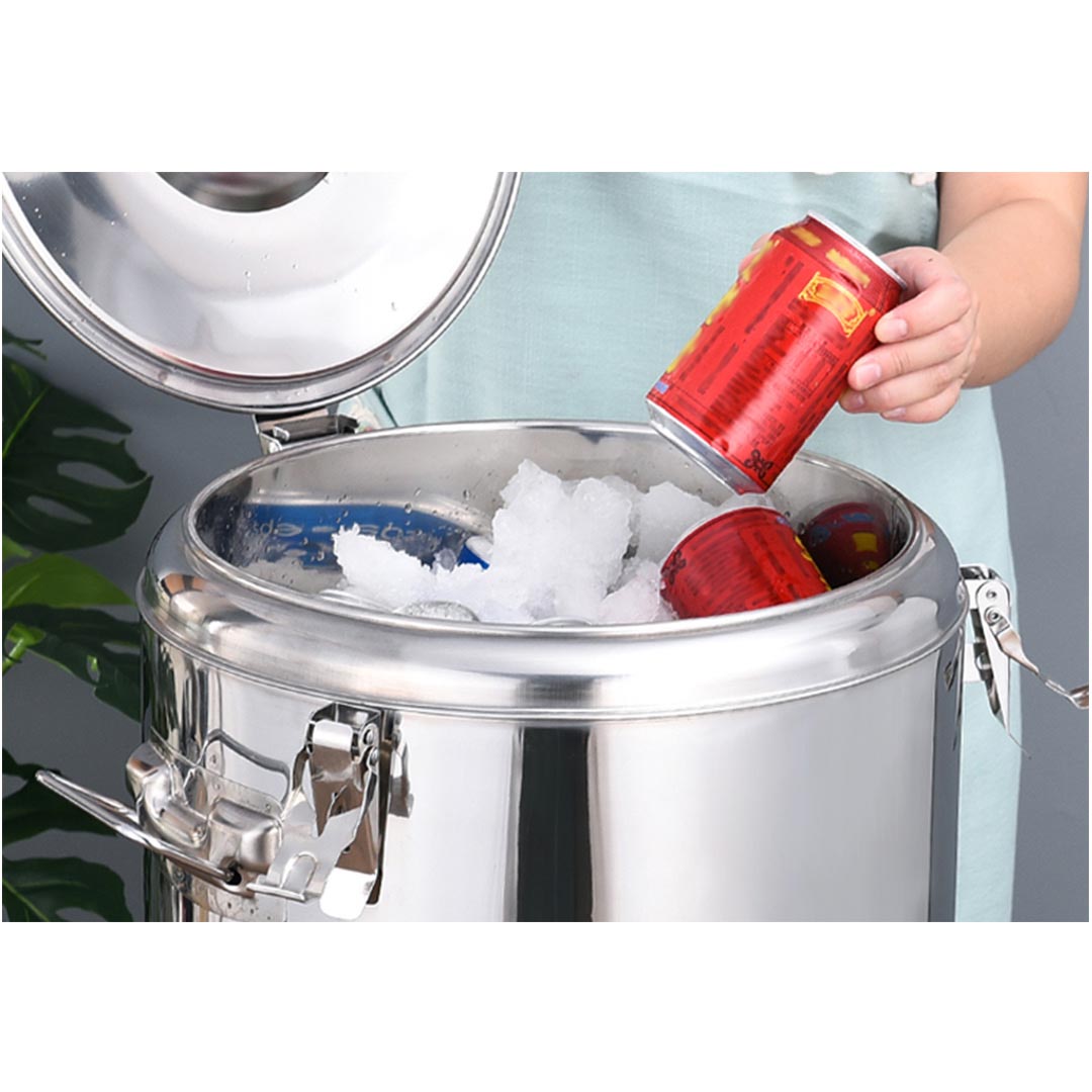 SOGA 35L Stainless Steel Insulated Stock Pot Hot & Cold Beverage Container - Hospitality Connect