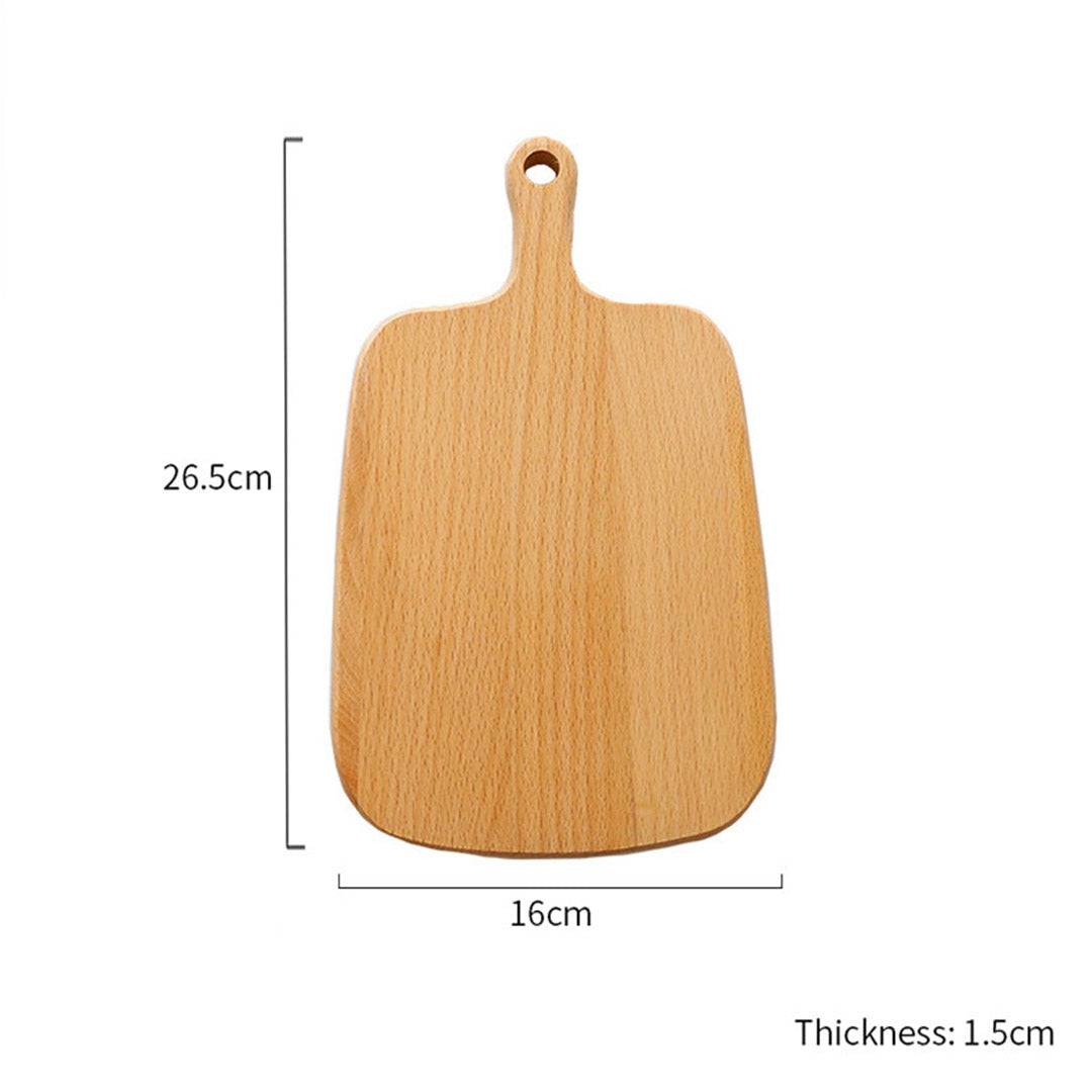 SOGA 26cm Brown Rectangle Wooden Serving Tray Chopping Board Paddle with Handle Home Decor - Hospitality Connect