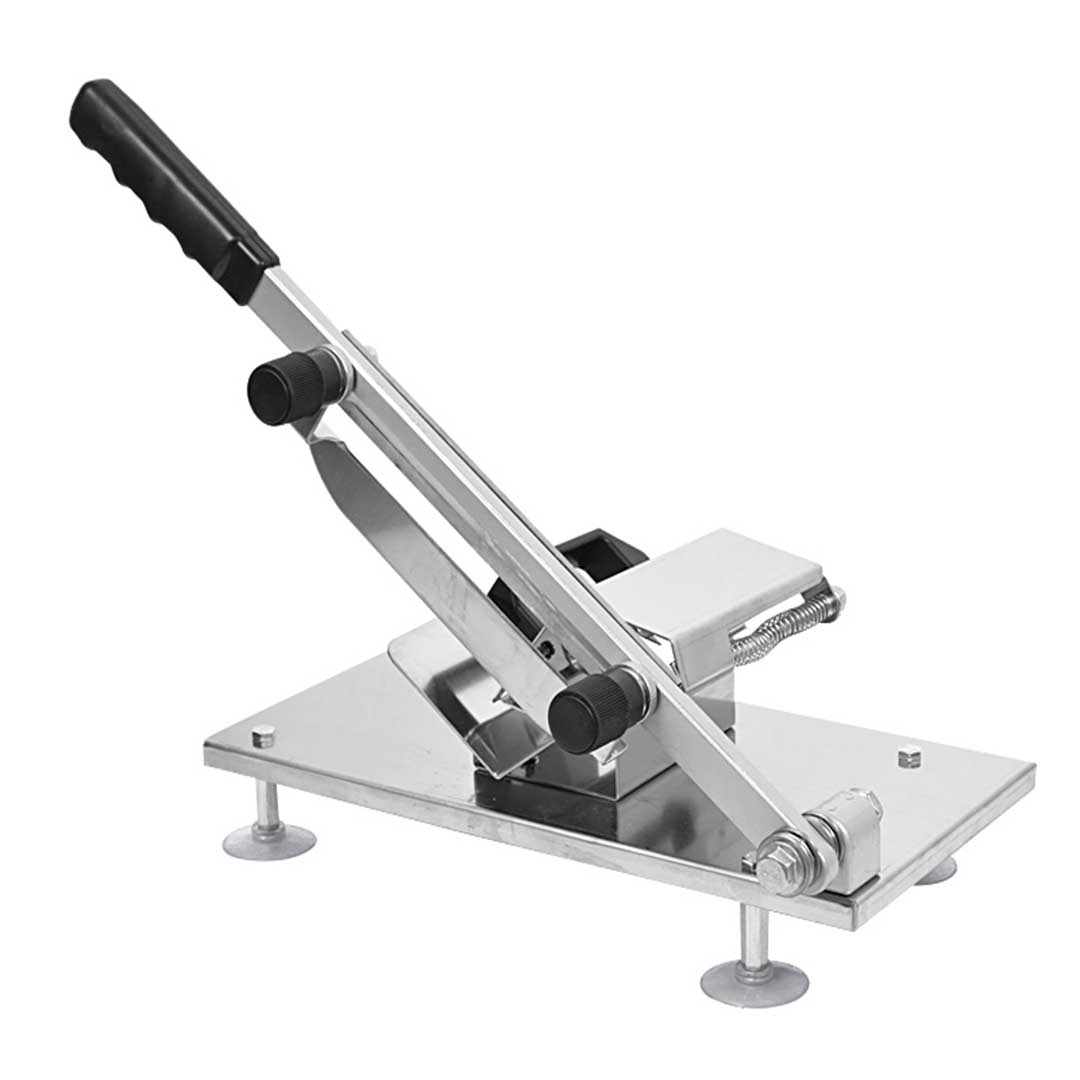SOGA Manual Frozen Meat Slicer Handle Meat Cutting Machine 18/10 Commercial Grade Stainless Steel - Hospitality Connect