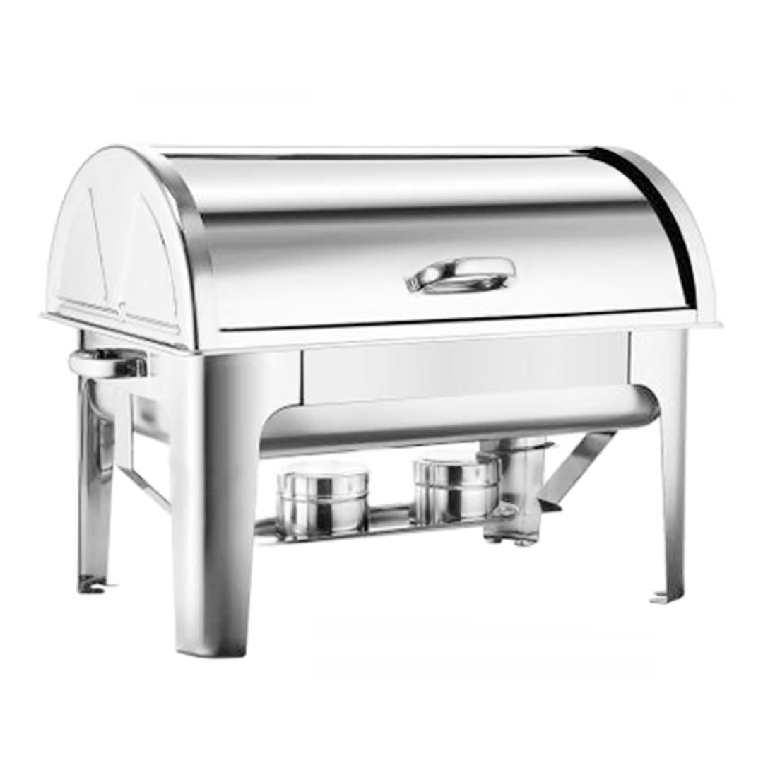 SOGA 3L Triple Tray Stainless Steel Roll Top Chafing Dish Food Warmer - Hospitality Connect