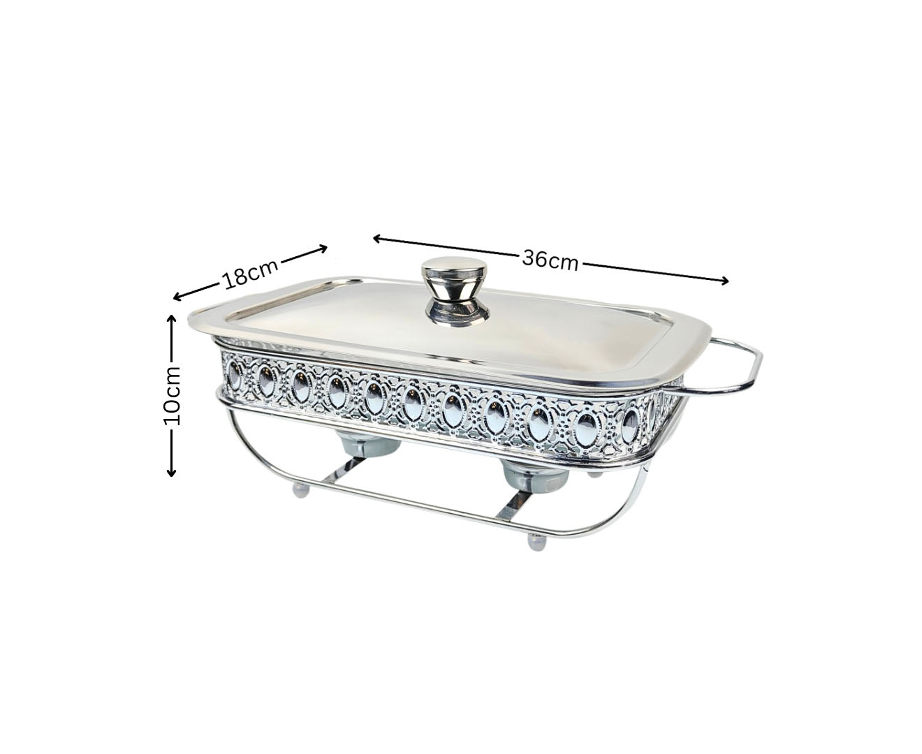 Soga 1.5L Lace Edge Dining Stove Silver Color Portable Dining Cooking Appliance for Kitchen Essential - Hospitality Connect
