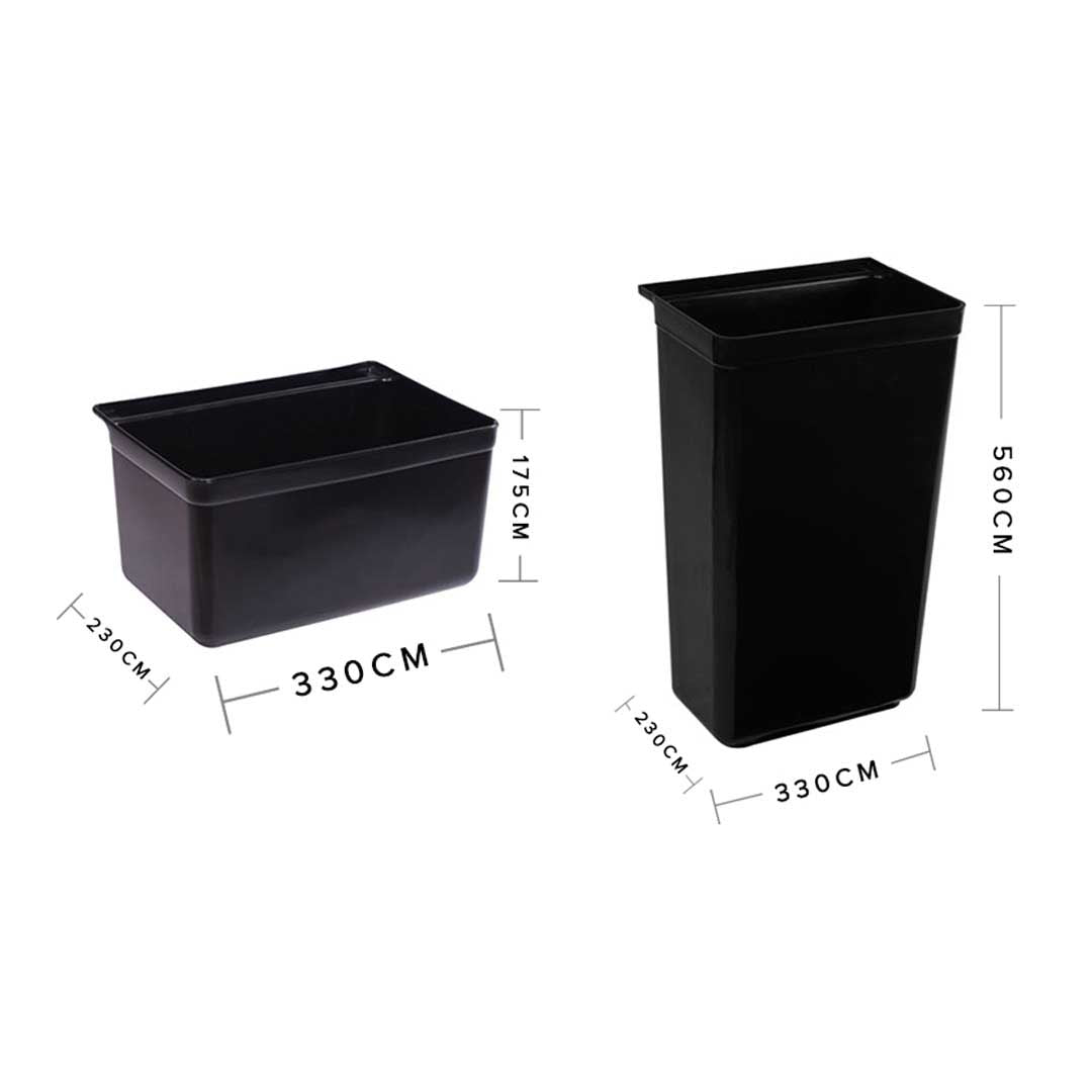 SOGA Food Trolley Large & Small Utility Cart Waste Storage Bin - Hospitality Connect