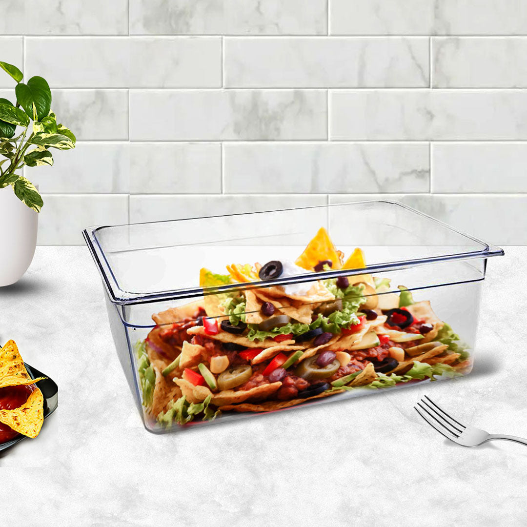SOGA 200mm Clear Gastronorm GN Pan 1/1 Food Tray Storage - Hospitality Connect