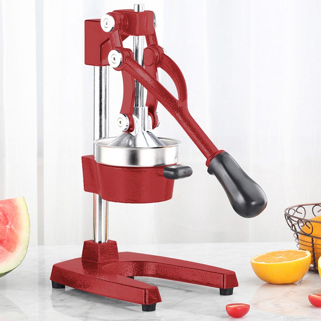 SOGA 2X Commercial Manual Juicer Hand Press Juice Extractor Squeezer Orange Citrus Red - Hospitality Connect