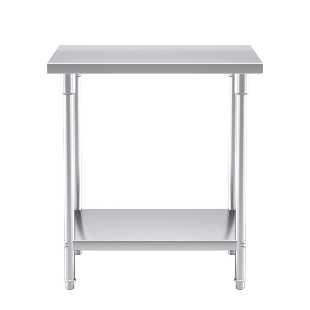 SOGA 80*70*85cm Commercial Catering Kitchen Stainless Steel Prep Work Bench - Hospitality Connect