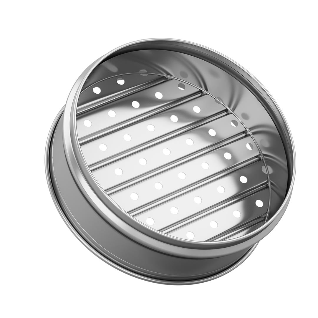 SOGA 5 Tier Stainless Steel Steamers With Lid Work inside of Basket Pot Steamers 25cm - Hospitality Connect