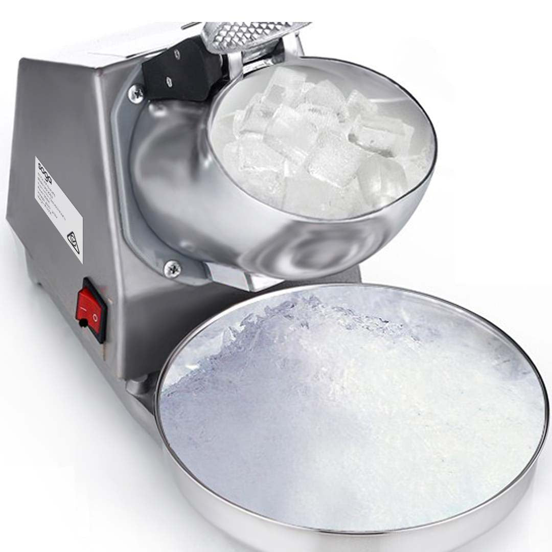 SOGA Dual Blade Ice Shaver Electric Stainless Steel Ice Crusher Slicer Machine Commercial - Hospitality Connect