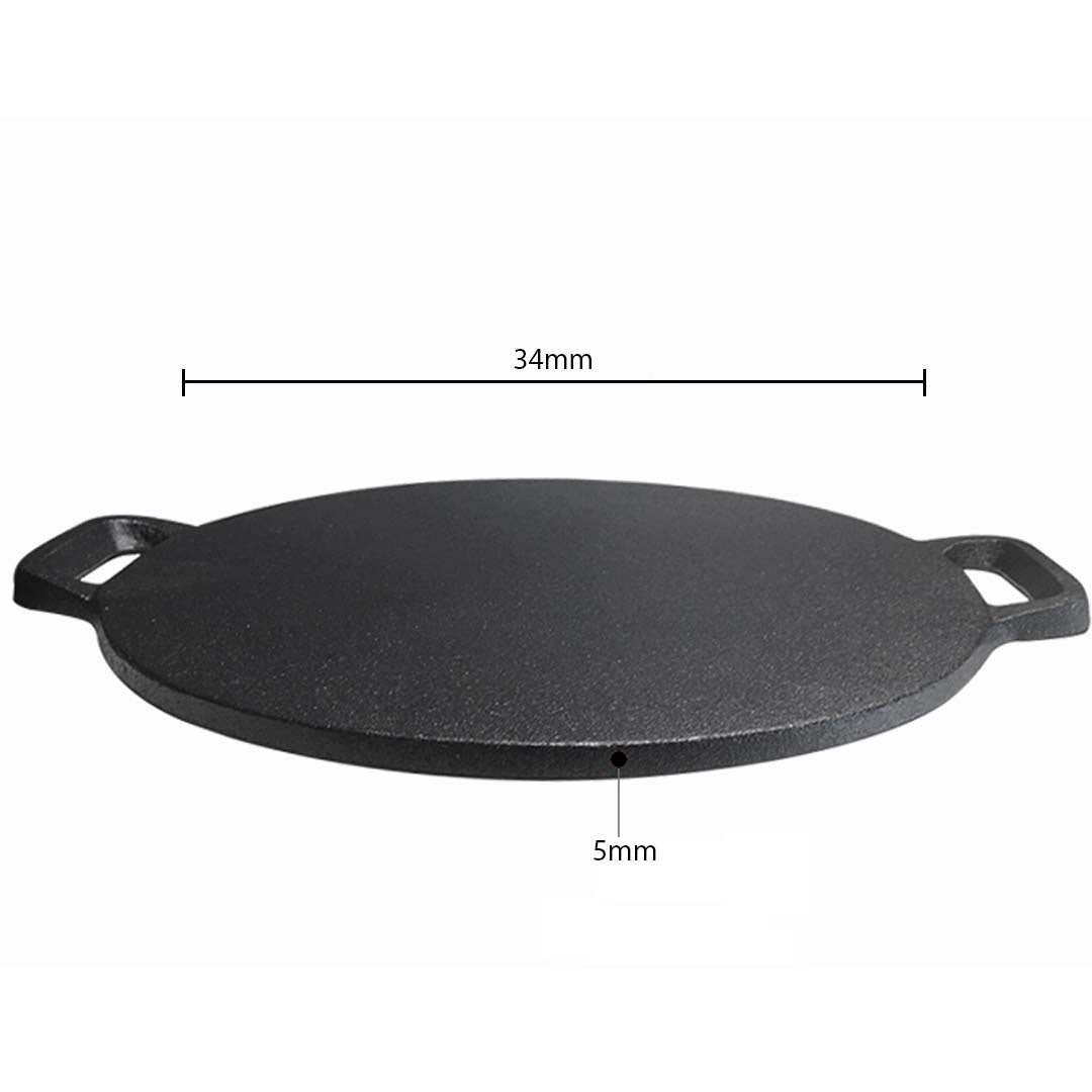 SOGA Cast Iron Induction Crepes Pan Baking Cookie Pancake Pizza Bakeware - Hospitality Connect