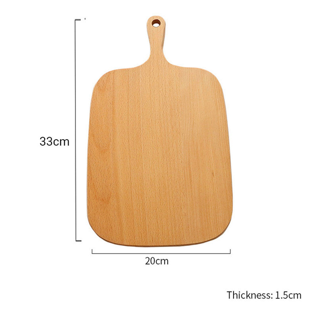 SOGA 33cm Brown Rectangle Wooden Serving Tray Chopping Board Paddle with Handle Home Decor - Hospitality Connect